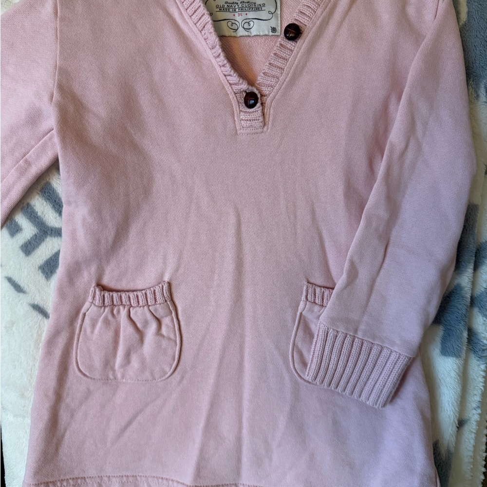 Adorable Old Navy Light Pink Toddler Sweater Dress